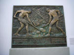 Monument to Gaillard (who engineered the Cut)
